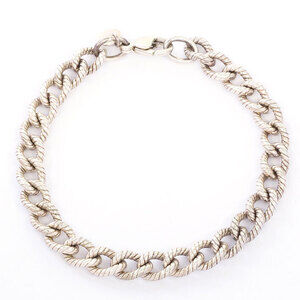 Tiffany Twist Rope Chain Silver